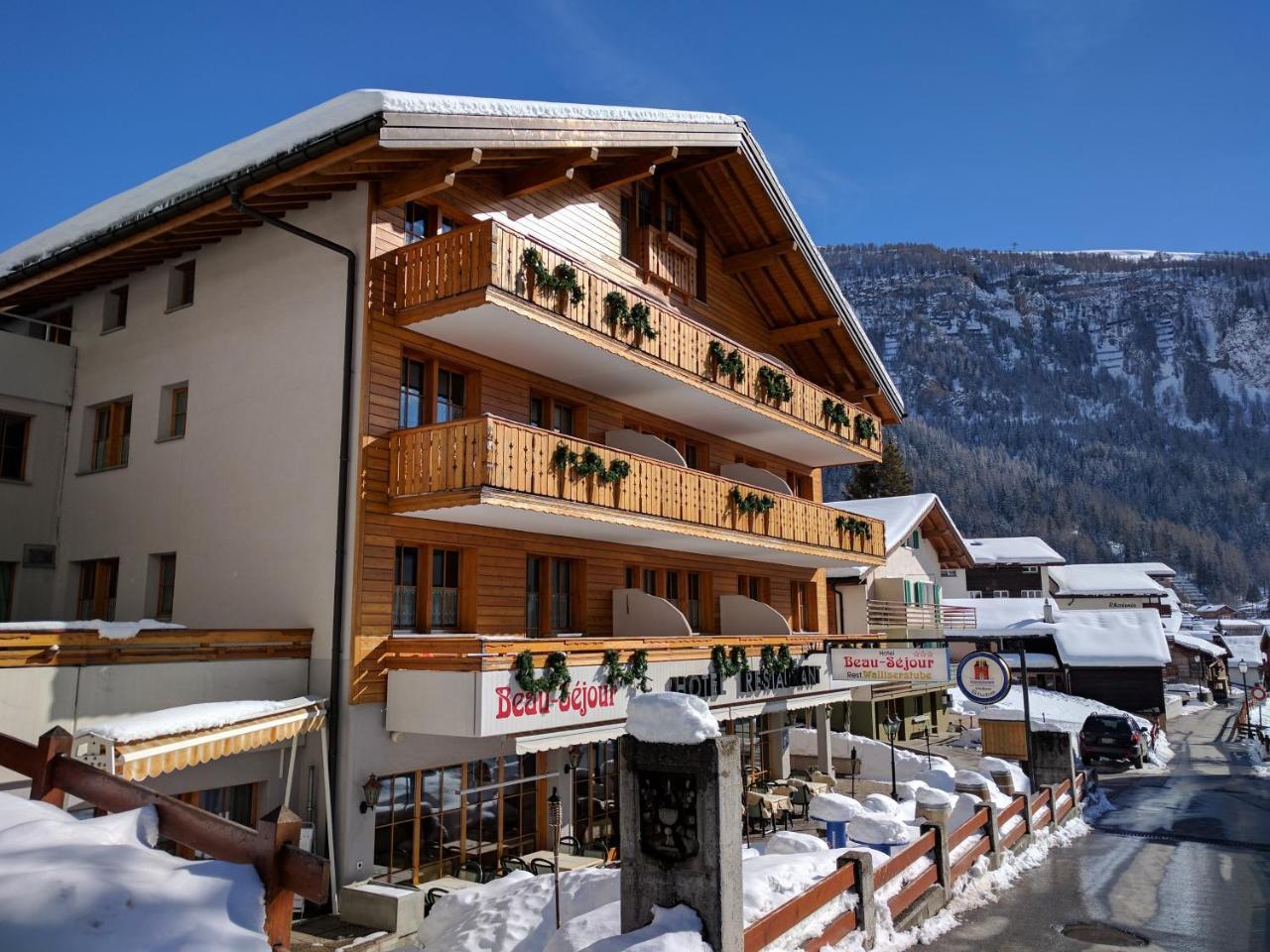 Hotel Beau-Sejour Leukerbad Exterior foto